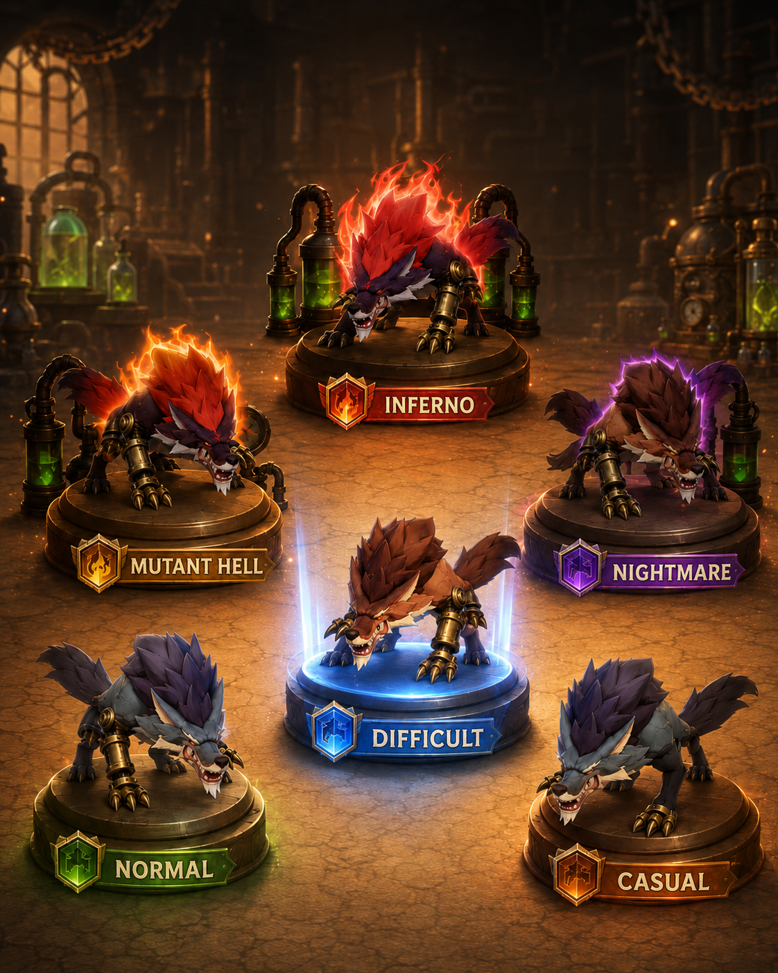 Modified Wolves
